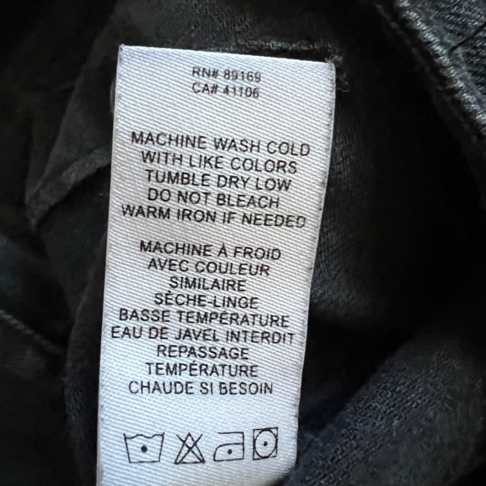 Derek Lam 10 Crosby Alexa High-Rise Tapered Denim Jeans Grey/Black Size 2 EUC - Picture 6 of 8